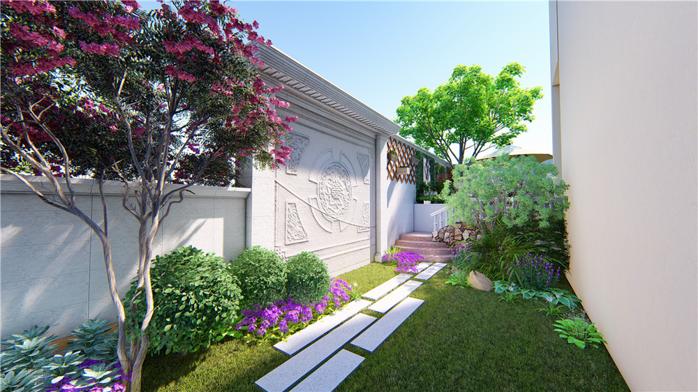 庭院-万达别墅76 李总 - 江西笛园景观设计事务所